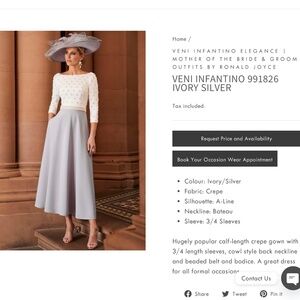 Beautiful mother of the bride dress.